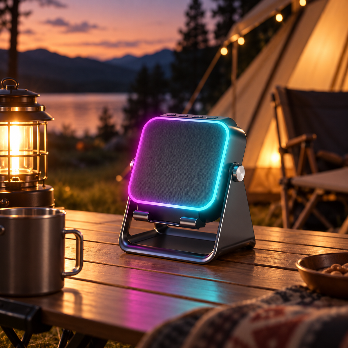 GlowDock Speaker Stand